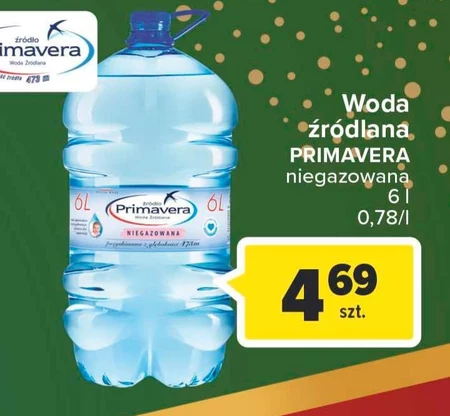 Woda mineralna Primavera