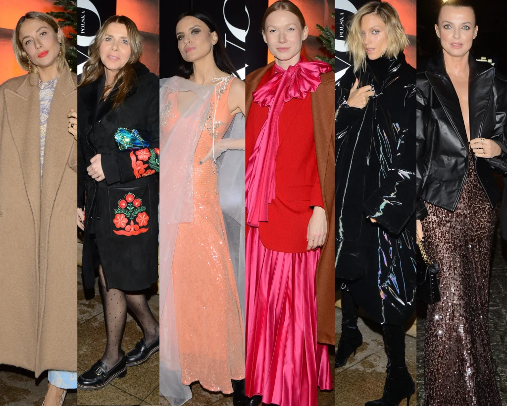 Gwiazdy na imprezie świątecznej Vogue'a
