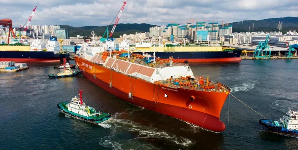 Południowi koreańczycy rozpoczęli prace nad budową kolejnego gazowca