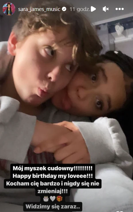 Sara James z Szymonem