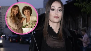 Izabella Krzan z mamą