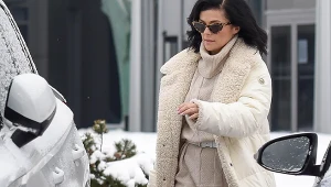 Katarzyna Cichopek dzielnie walczyła na parkingu TVP