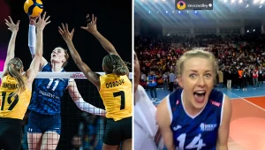 Joanna Wołosz (po prawej) znów mogła świętować zdobycie trofeum z Conegliano