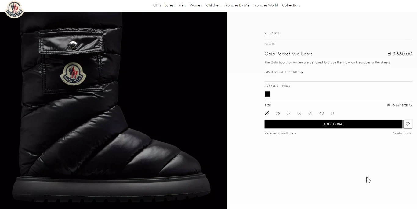 Buty Moncler Małgorzaty Rozenek