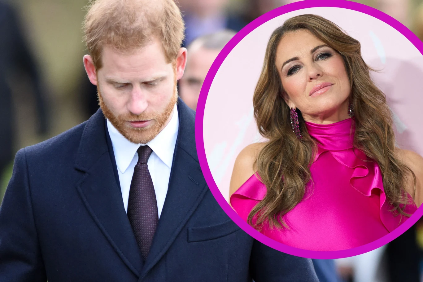 Książę Harry i Elizabeth Hurley Książę Harry i Elizabeth Hurley