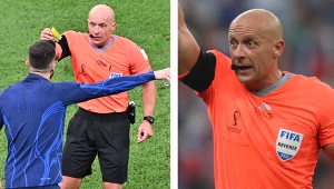 Finał MŚ Katar 2022: Argentyna - Francja. Polski sędzia Szymon Marciniak w akcji