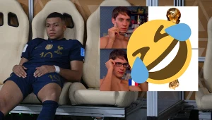 MŚ Katar 2022: Argentyna - Francja. Na zdjęciu Kylian Mbappe po przegranym finale