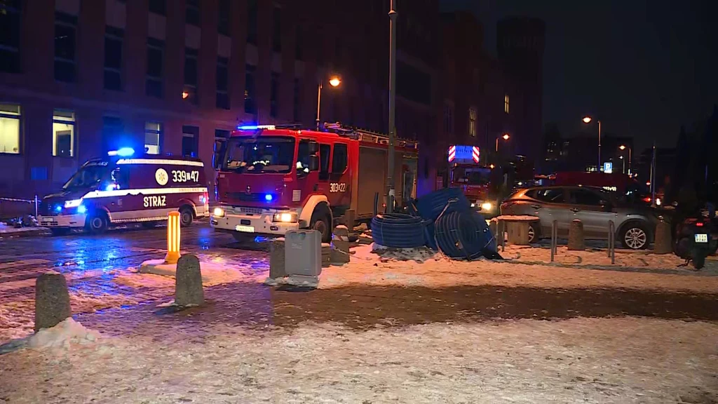 Pożar w Komendzie Wojewódzkiej Policji we Wrocławiu. Pożar w Komendzie Wojewódzkiej Policji we Wrocławiu.