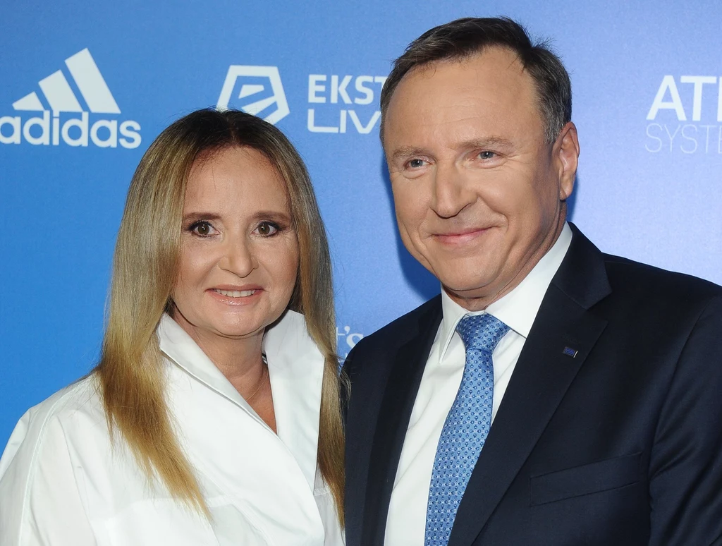 Jacek Kurski z żoną Joanną Jacek Kurski z żoną Joanną