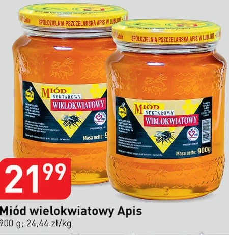 Apis Miód nektarowy wielokwiatowy 900 g