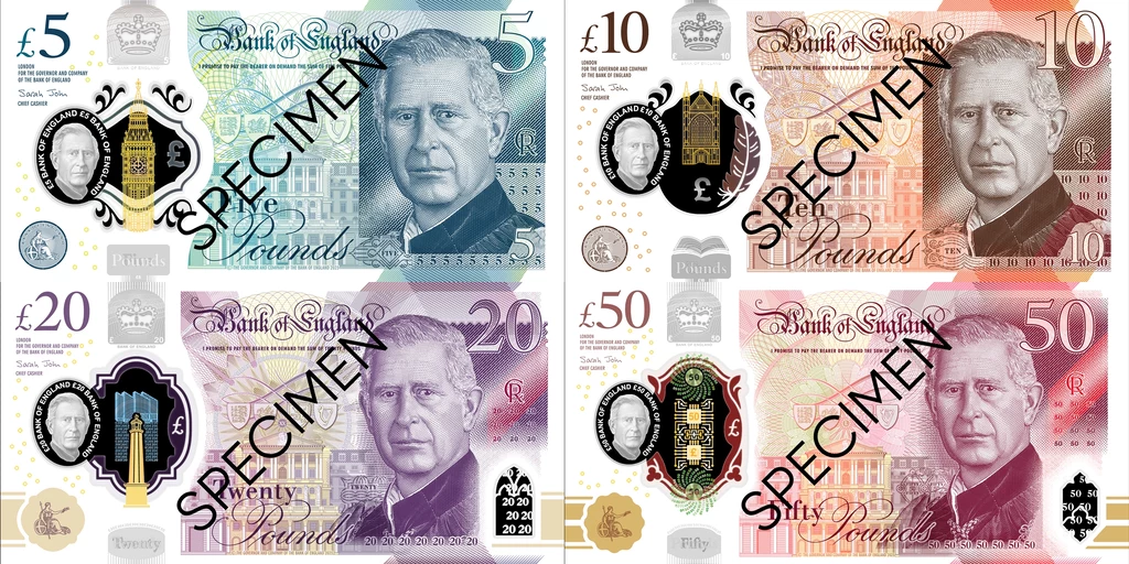 Banknoty zKarolem III