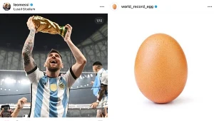 Leo Messi wyprzedził... jajko