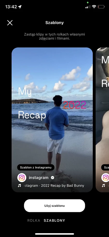 My 2022 Recap na Instagramie opublikujemy w formie rolki. Pomogą nam w tym specjalne szablony. My 2022 Recap na Instagramie opublikujemy w formie rolki. Pomogą nam w tym specjalne szablony.