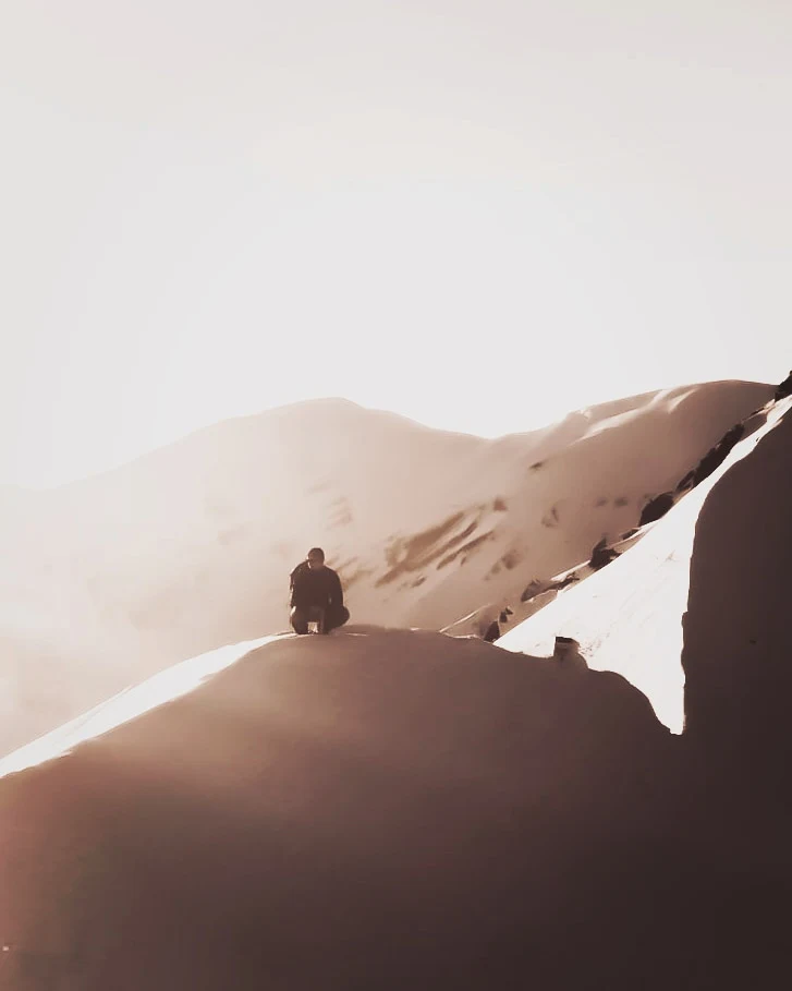 Zachód słońca na Goryczkowych Czubach