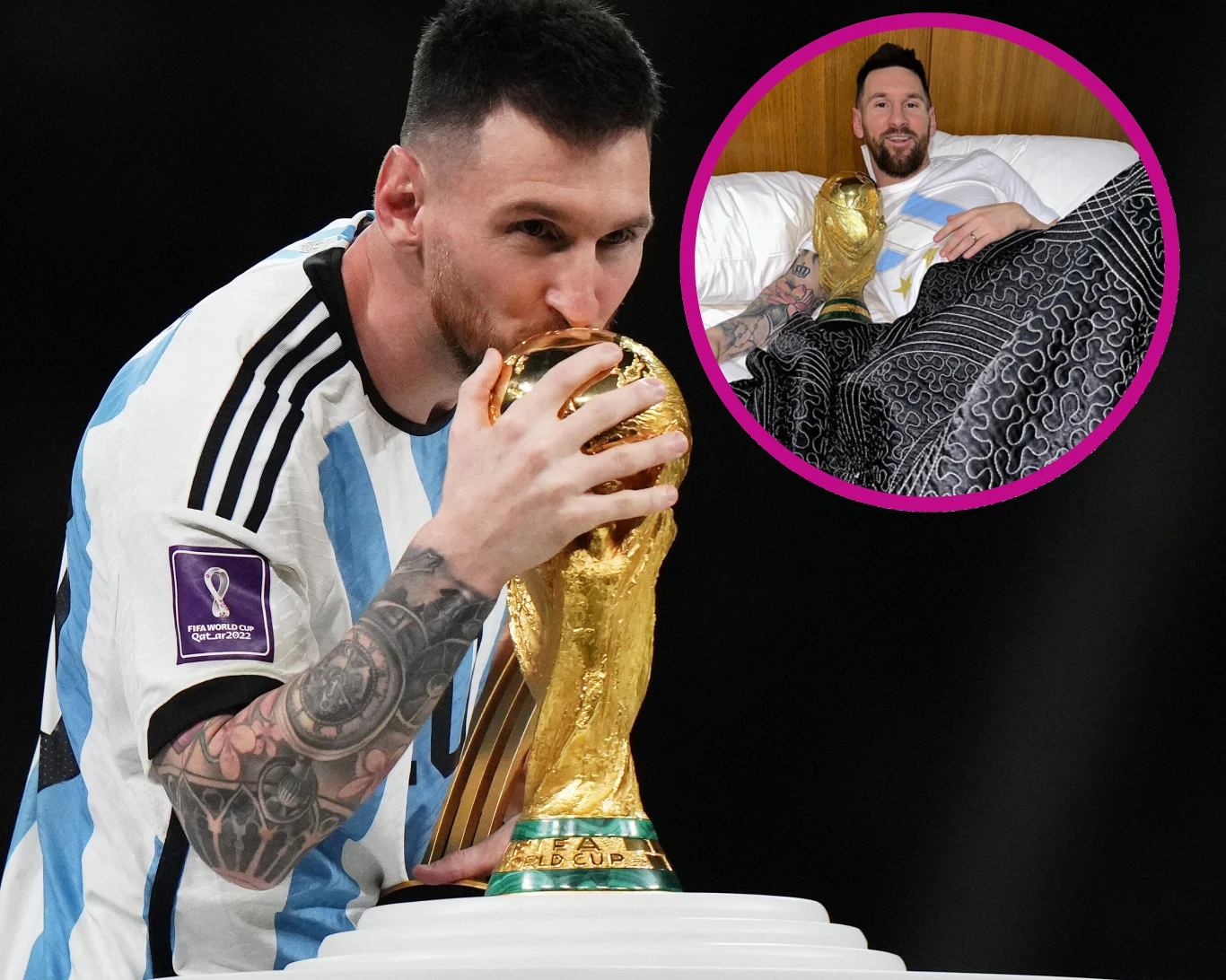 Leo Messi skopiował zdjęcie Roberta Lewadnowskiego. Jak wypadł? Leo Messi skopiował zdjęcie Roberta Lewadnowskiego. Jak wypadł?