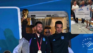 Argentyńczycy po meczu z Francją zostali odwiedzeni w szatni przez szefa ich federacji, który przekazał im czek na 10 milionów dolarów