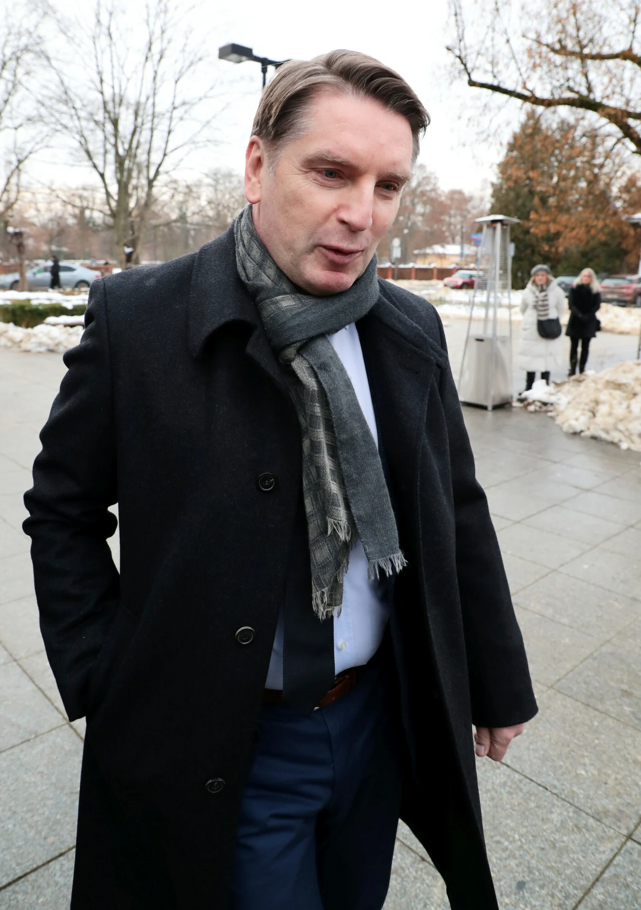 Pogrzeb Mariusza Waltera. Tomasz Lis
