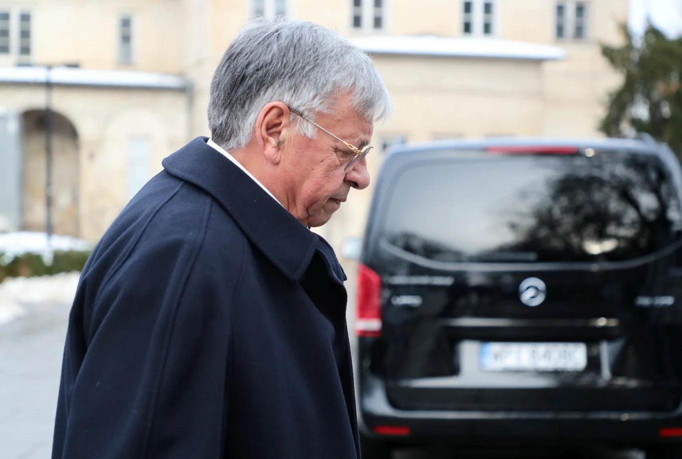 Pogrzeb Mariusza Waltera. Lew Rywin Pogrzeb Mariusza Waltera. Lew Rywin