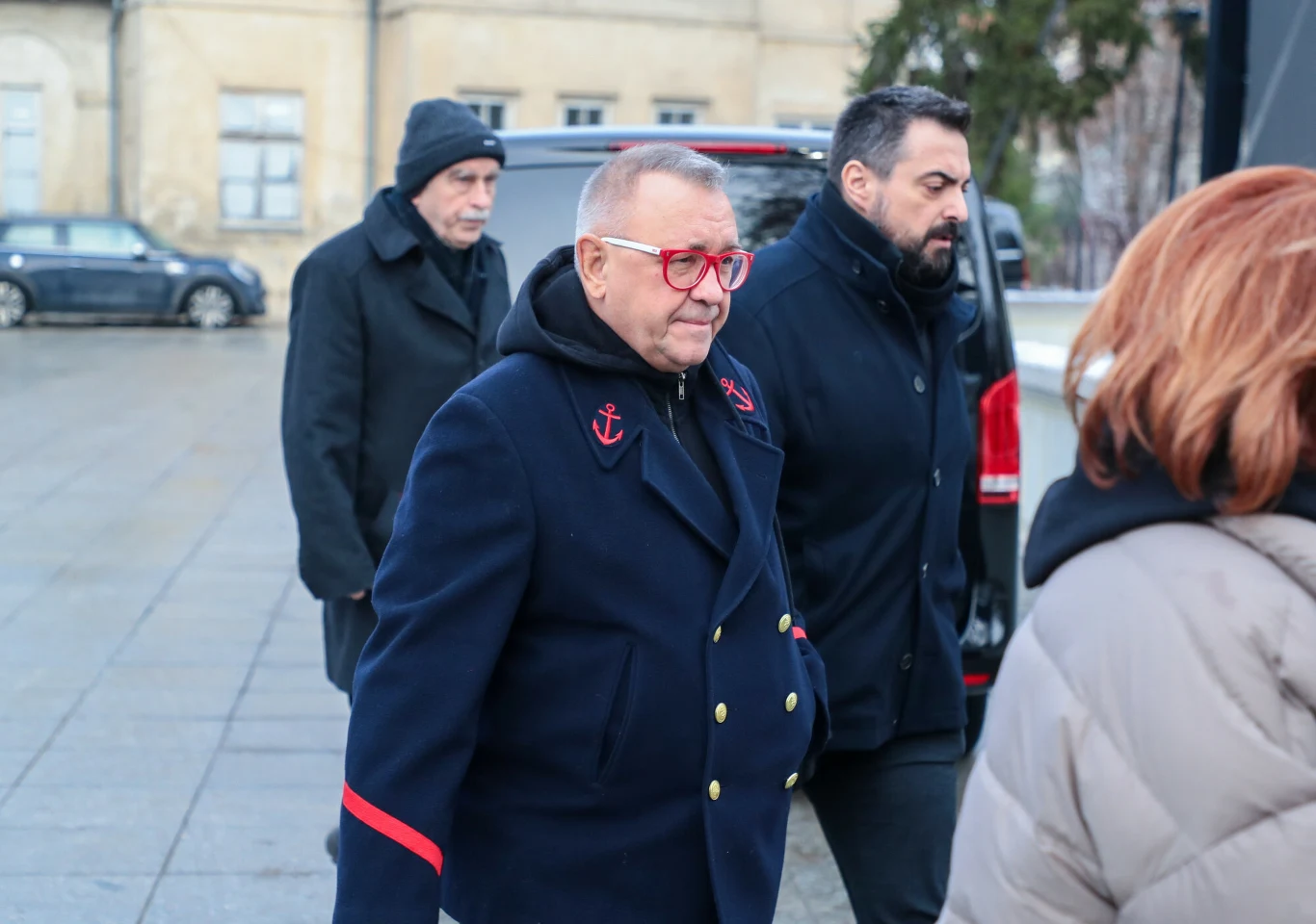 Pogrzeb Mariusza Waltera. Jerzy Owsiak Pogrzeb Mariusza Waltera. Jerzy Owsiak