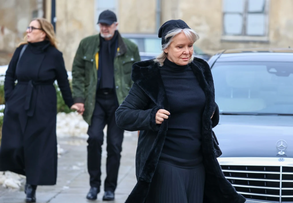 Pogrzeb Mariusza Waltera. Małgorzata Domagalik