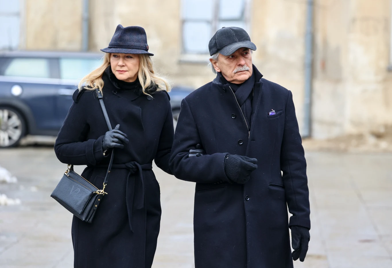 Pogrzeb Mariusza Waltera. Grażyna Torbicka Pogrzeb Mariusza Waltera. Grażyna Torbicka