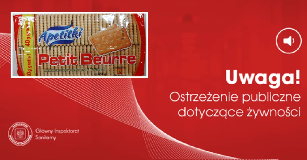 GIS ostrzega przed partią herbatników