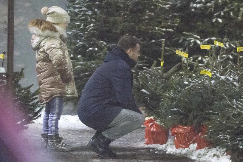 Marcin Hakiel z córką Marcin Hakiel z córką