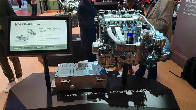 Układ napędowy Dacii Jogger Hybrid 140 Układ napędowy Dacii Jogger Hybrid 140