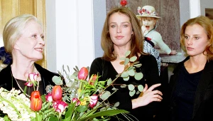 Beata Tyszkiewicz z córkami: Karoliną i Wiktorią