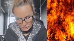 Spłonął dom Blanki Lipińskiej w lesie. Niedawno go kupiła 