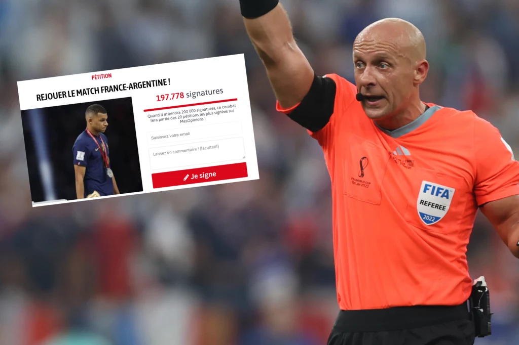 MŚ Katar 2022. Szymon Marciniak podczas meczu finałowego Argentyna - Francja MŚ Katar 2022. Szymon Marciniak podczas meczu finałowego Argentyna - Francja