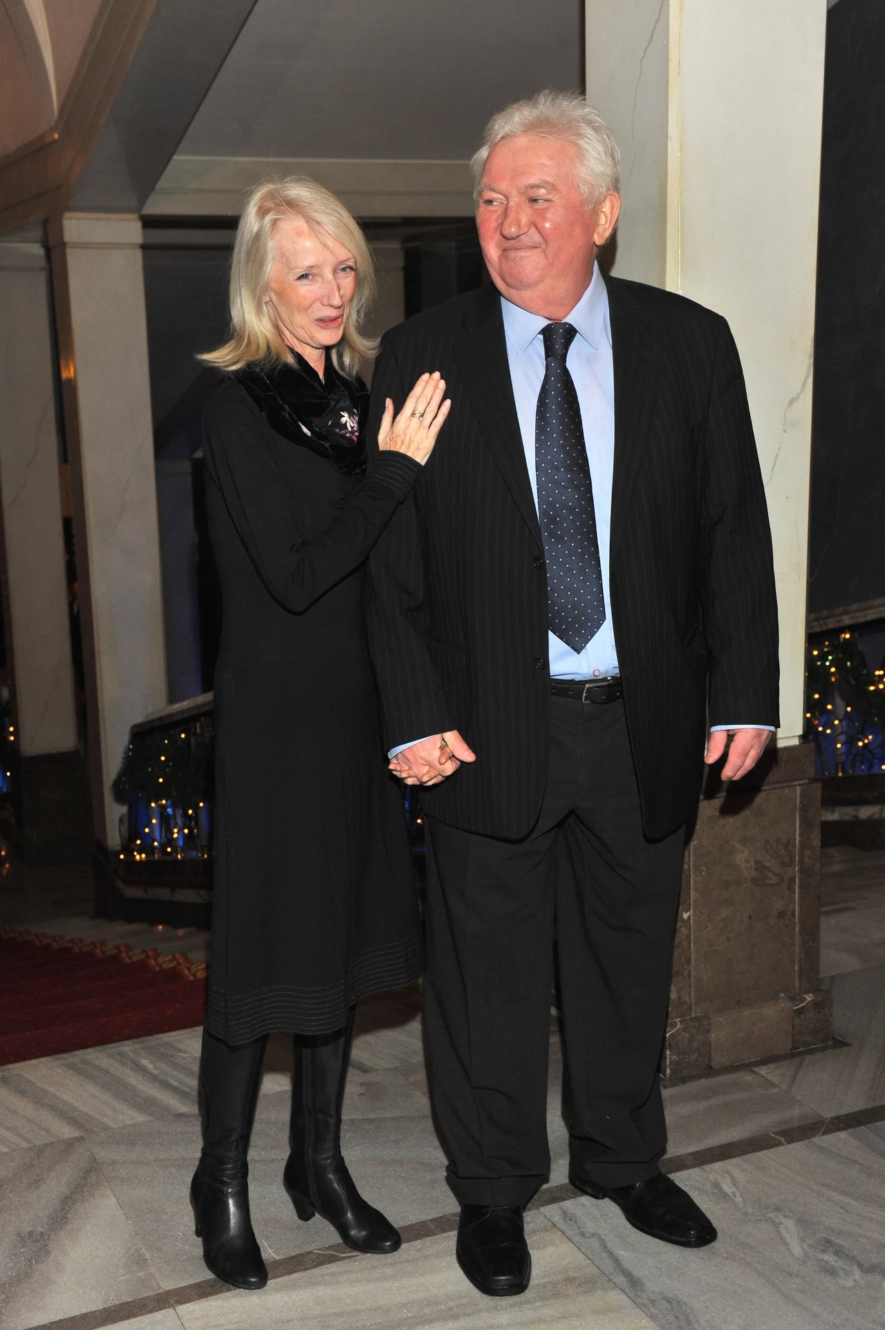 Andrzej Turski z żoną Andrzej Turski z żoną