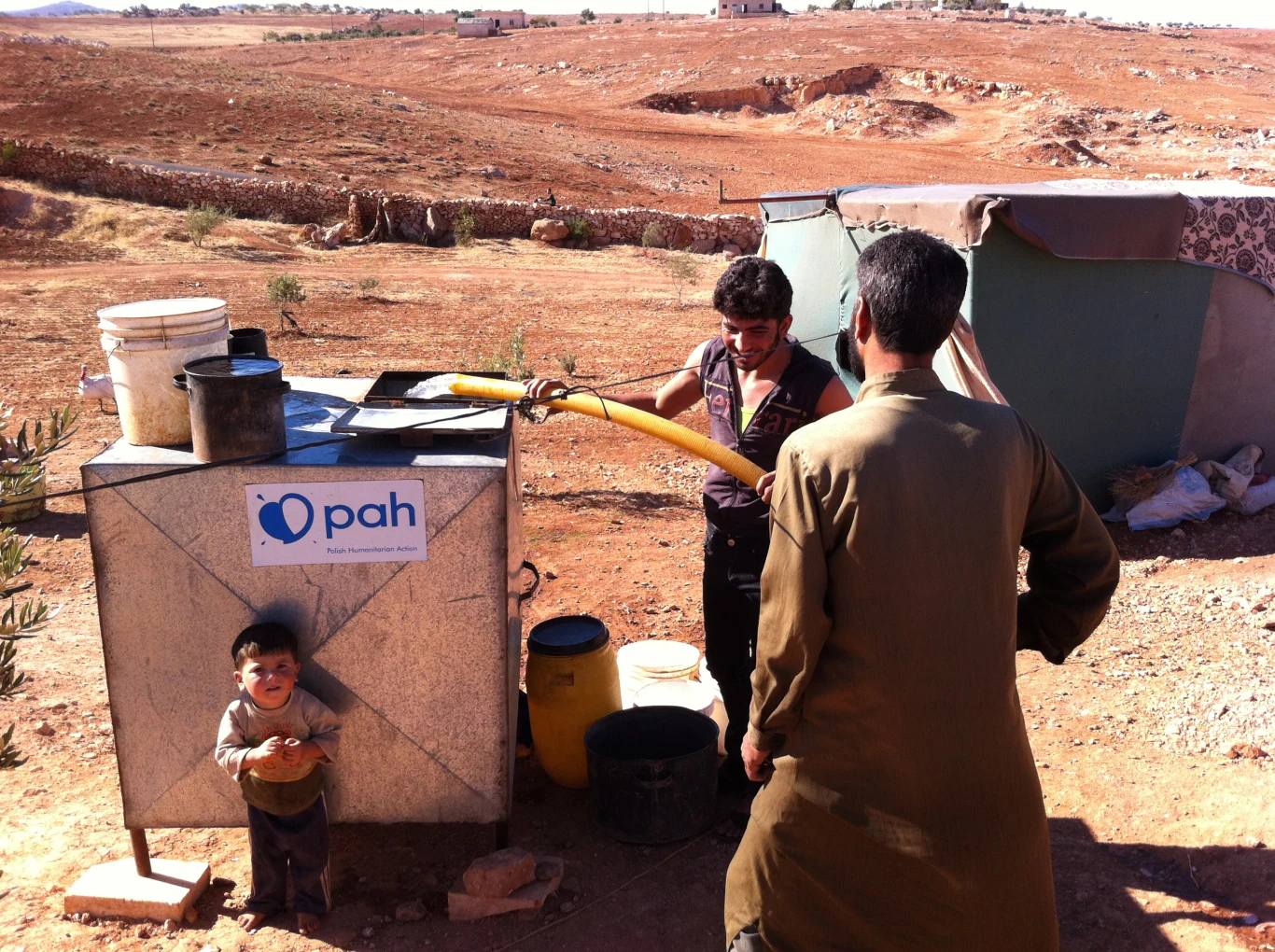 Syria - rozwozenie wody