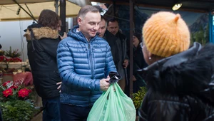 Andrzej Duda zrobił zakupy na święta. Odwiedził legendarne miejsce