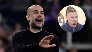Pep Guardiola i Kalvin Phillips