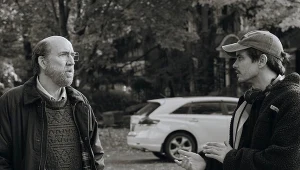 Nicolas Cage na planie filmu "Dream Scenario"