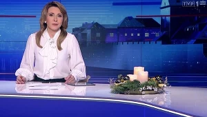 Wigilijne wydanie "Wiadomości" prowadziła Marta Kielczyk /https://wiadomosci.tvp.pl//