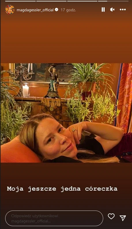 Magda Gessler pochwaliła się drugą córką Magda Gessler pochwaliła się drugą córką