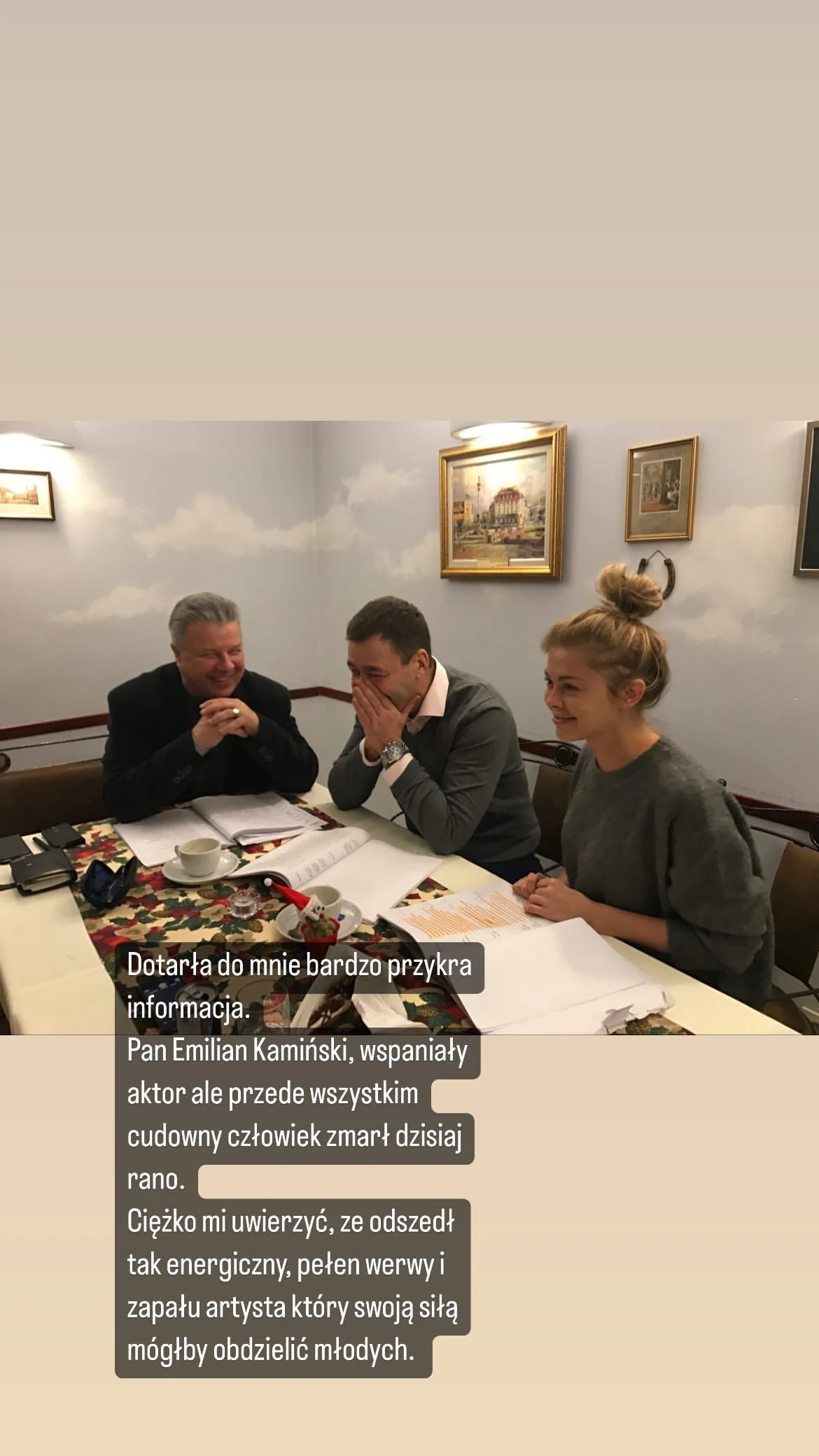 Joanna Opozda wspomina Emiliana Kamińskiego Joanna Opozda wspomina Emiliana Kamińskiego