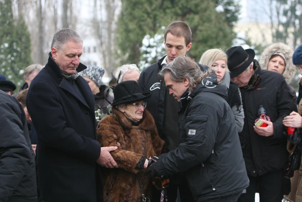 Waldemar Kownacki na pogrzebie byłej żony 