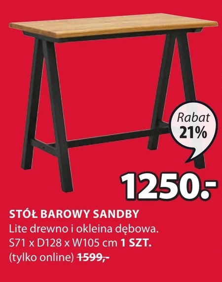 Stolik barowy