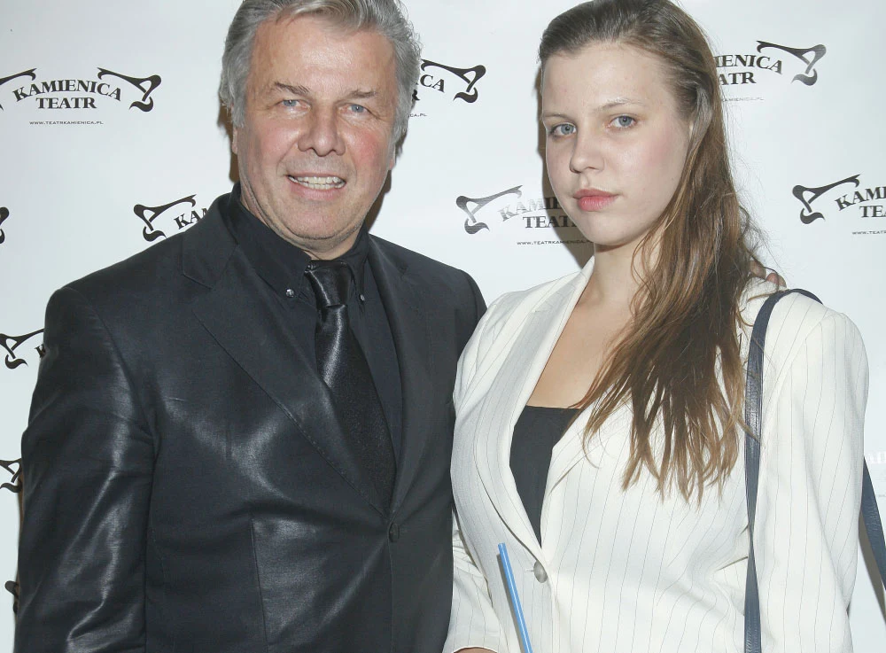 Emilian Kamiński z córką Natalią