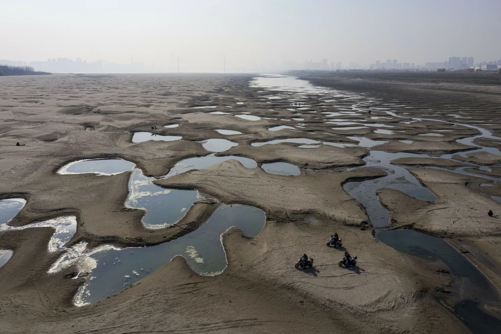 Rzeka Jangcy - a raczej jej pozostałości.