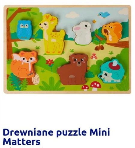 Puzzle drewniane Mini Matters