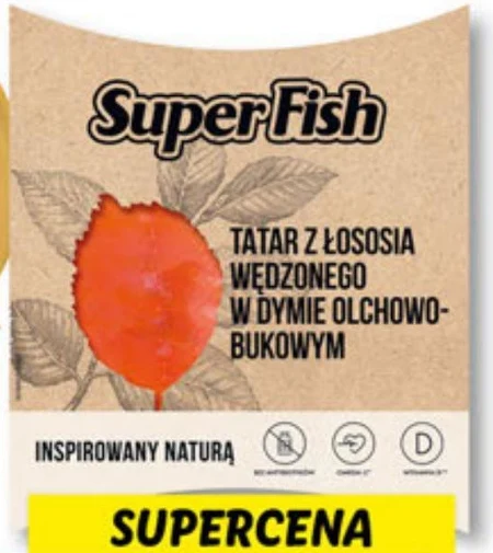 SuperFish Tatar z łososia wędzonego w dymie olchowo-bukowym 150 g