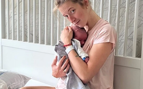 Lara Gessler z synkiem Lara Gessler z synkiem