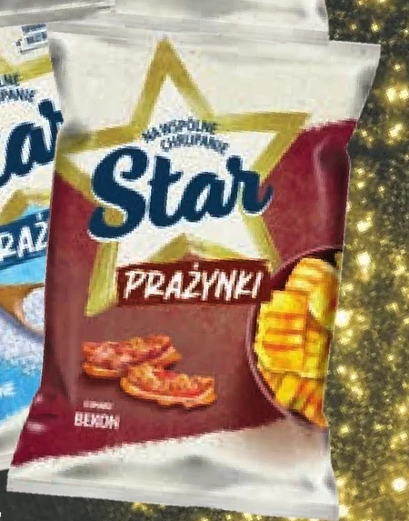 Star Prażynki Przekąski pszenne o smaku bekonu 130 g