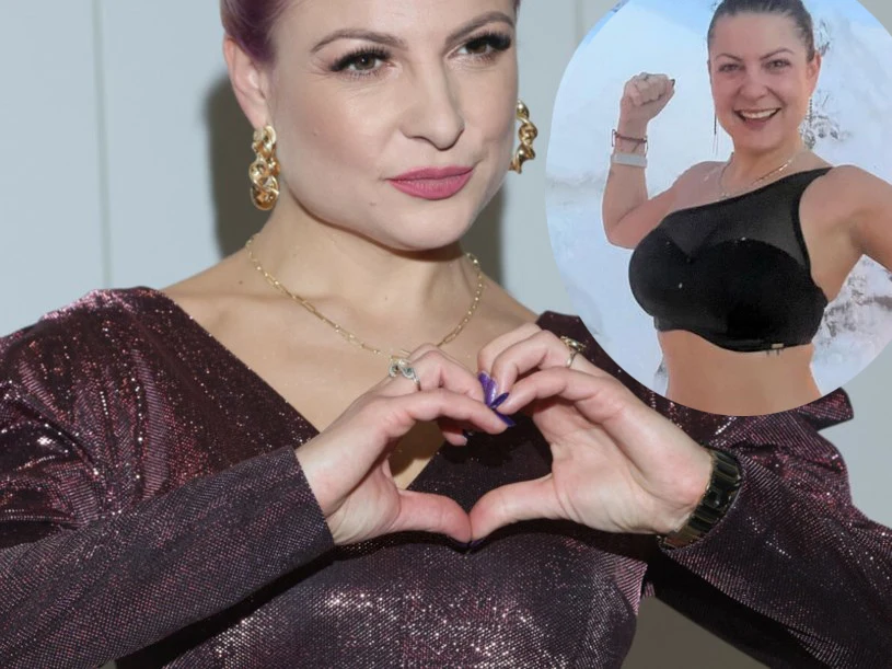 Magda Narożna zaszalała w śniegu