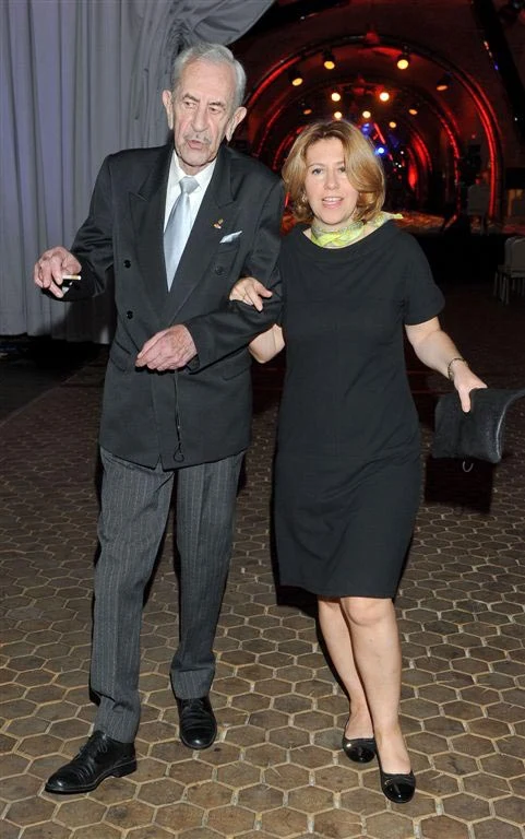 Jan Kobuszewski z córką Jan Kobuszewski z córką