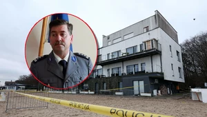 Marek Dyjasz opowiada o szczegółach śledztwa. Tymczasem funkcjonariusze przeszukują plażę w Sopocie